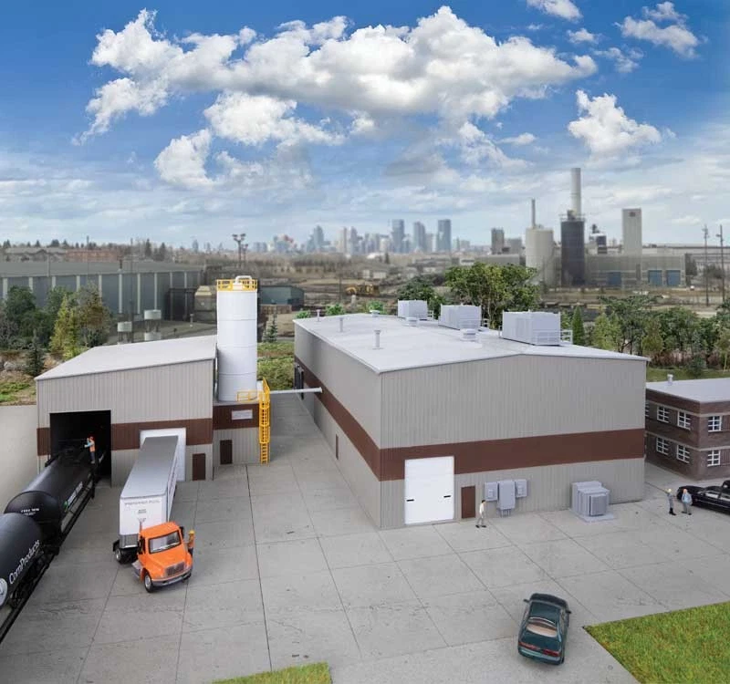 Walthers Cornerstone 933-4166 HO Scale Chocolate Factory -- Kit - Image 1 of 1