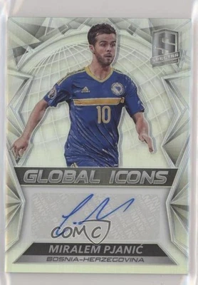 2016-17 Panini Spectra Global Icons /149 Miralem Pjanic #GI-MPJ Auto - Image 1 of 2