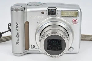 Canon Powershot A700 6MP Kompakt Digitalkamera mit SD-Karte - vollständig getestet - Bild 1 von 10