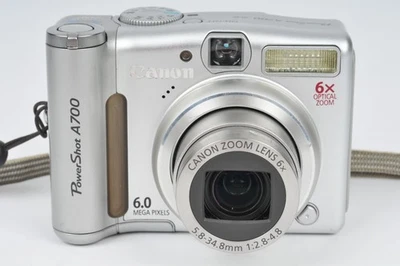 Canon Powershot A700 6MP Compact Digital Camera with SD Card - Fully Tested - Image 1 of 4