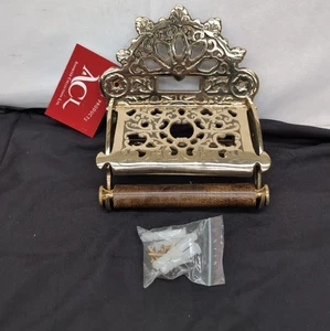 Verschiedene Sammlungen Toilettenpapierhalter - Massives Messing Viktorianischer Stil  - Bild 1 von 2