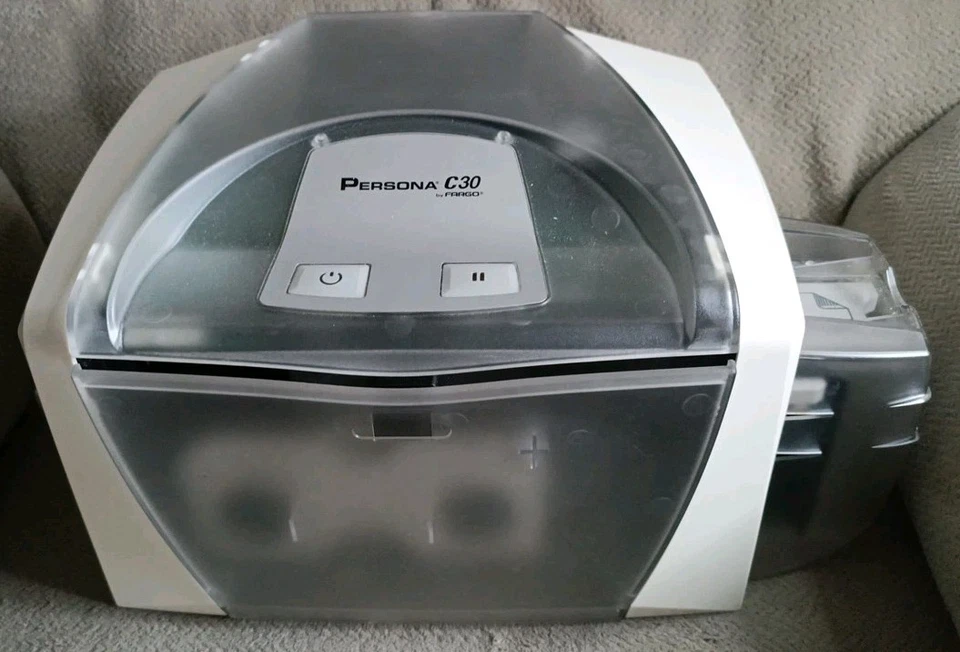 Fargo Persona C30 ID Card Badge Printer With Cords - Image 1 of 4