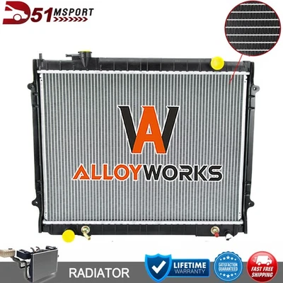 Radiator Fit Toyota Tacoma DLX SR5 Base 2.4L 2.7L 3.4L L4 V6 1995-2004 - Image 1 of 4