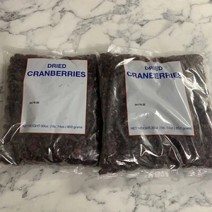 USDA Dried Cranberries 2 Bags 30oz Each - Picture 1 of 2