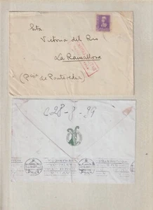 España Sobre circulado Avila La Ramallosa Censura militar año 1939 (GT-173) - Imagen 1 de 1