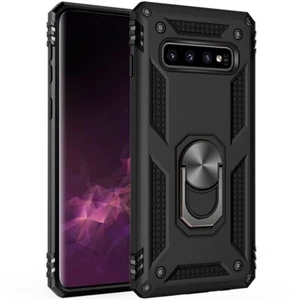 Military Grade Drop Impact for Samsung Galaxy S10 Plus Case 360 Metal Rotatin... - Picture 1 of 8