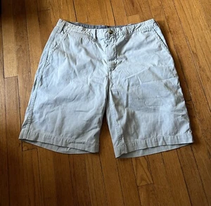 Polo Ralph Lauren Men's Relaxed Fit Blue/Grey Flat Front Preppy Shorts Size 36 - Picture 1 of 4