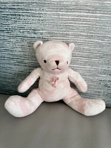 "Oso de peluche Cath Kidston Cath Kids diseño rosa suave 9"" de alto floral" - Imagen 1 de 14