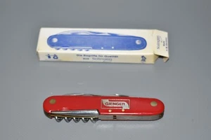 Taschenmesser F. J. Jordan TELL Unbenutzt Mit GIENGER Reklame OVP/v3 - Imagen 1 de 4