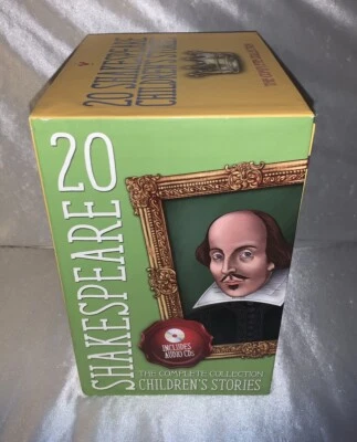 Children's Shakespeare Books Hardback Set w/ Audio CD's New Set 20 Collection Foto 1 de 4