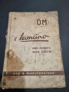 OM Leoncino 1955, Libretto Uso E Manutenzione - Foto 1 di 4