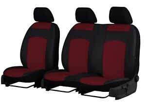 TAILORED SEAT COVERS FOR FIAT DUCATO 2007 - 2014 ARTIFICIAL LEATHER