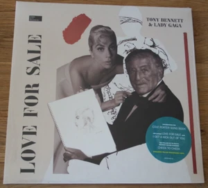 Tony Bennett Lady Gaga Love for Sale YELLOW TRANSPARENT Vinyl Record LP NEW jazz - Picture 1 of 5