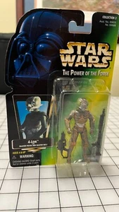 Star Wars Power of the Force 1997 "4-LOM" Bounty Hunter ON Card, Empire figure - Picture 1 of 13