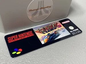 F-Zero (SNES/Super Famicom) PAL Game Label - Picture 1 of 1
