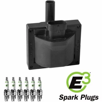 Bobina de ignição e vela de ignição E3 Premium para Chevrolet Express 1500 4.3L DR49 C621 - Imagem 1 de 3
