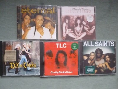 5 Female Groups CDs : Eternal (2) - Dixie Chicks (1) - TLC (1) - All Saints (1). - Image 1 of 4