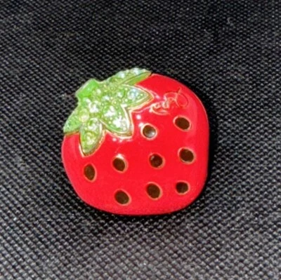 Betsey Johnson strawberry vintage ring 6cm - Image 1 of 3