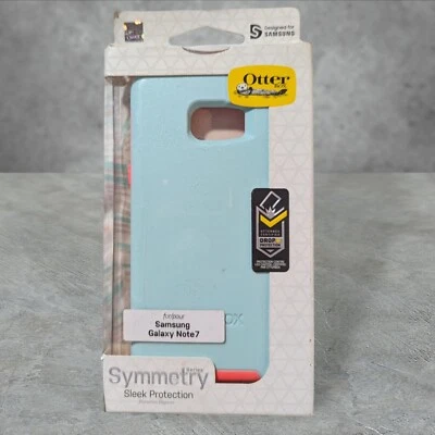Y2. Otterbox Symmetry Series Samsung Galaxy Note7 In Mint Pink, Sleek Protection - Image 1 of 3