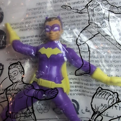 Burger King DC Warner Bros Bat Wheels Batgirl 17192A 2023 nuevo en bolsa 3,5" Foto 1 de 4