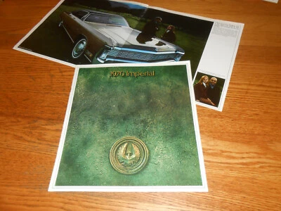1970 ИМПЕРСКИЙ ОГРОМНЫЙ ОРИГИНАЛЬНЫЙ БРОШЮРА / ' 70 CHRYSLER КАТАЛОГ ПРОДАЖ  - Изображение 1 из 4