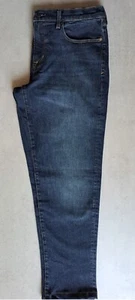 ex LANDS' END Men's Denim TRADITIONAL FIT Vintage Broken In Wash Stretch Jeans - Picture 1 of 15