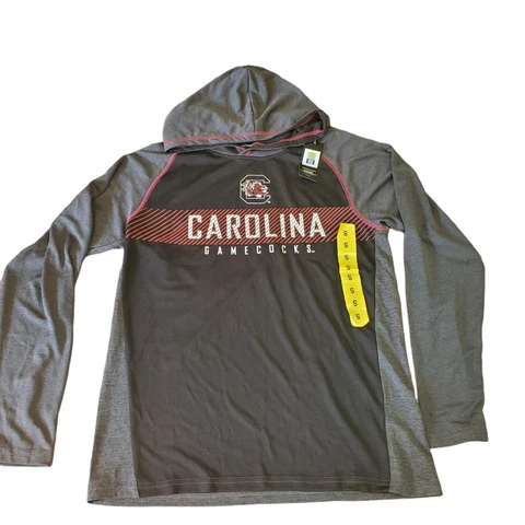 South Carolina Gamecocks Mens  Shirt Gray S Hoodie Logo Polyester New Champion Cover