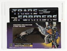 Vintage Hasbro TRANSFORMERS  1985  SERIES 2 INSECTICON - KICKBACK AFA 75 MISB