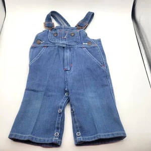 Big Mac Denim Latzhose Baby Kleinkind 12m - 18m Vintage 70er JCPenney - Bild 1 von 9