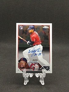 2023 Topps Chrome WILL BENSON Rookie Auto #RA-WB REDS ⚾