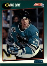 1991-92 Score Rookie/Traded Hockey #96T Craig Coxe