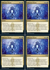 MTG - 4x OBSCURA CHARM - Streets of New Capenna (U) - Picture 1 of 1