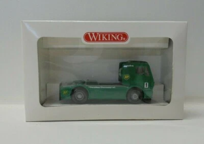 WIKING 44102 Mercedes Benz Camion da Corsa Bp Nuovo IN Conf. Orig. per Scala H0 - Immagine 1 di 2