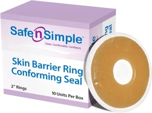 Conforming Stoma Rings, Stretchable Ostomy Barrier Strips for an Easy Applicatio - Picture 1 of 7