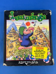 Lemmings Atari ST ~ Disk Video Game 1991 Big Box ~ Psygnosis 512k Colour ~ Nice - Picture 1 of 15