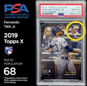 Fernando Tatis Jr. ROOKIE CARD ๐ 2019 Topps X ๐ RARE! RC GRADED PSA 10 - Picture 1 of 3