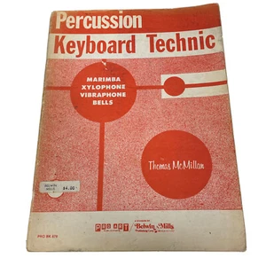 Percussion Keyboard Technic Marimba Thomas McMillan Pro Art 678 Sheet Music Book - Picture 1 of 3