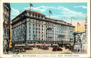 Hotel Whitcomb San Francisco California Mid Century Advertising Postcard - Picture 1 of 1