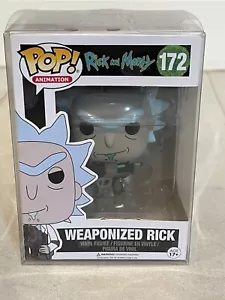 Funko POP! Rick armato #172 Rick and Morty con CUSTODIA PROTETTIVA - Foto 1 di 2