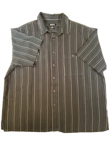 Bruno New York Men's Shirt Size 3XLB Casual Button-Up Short Sleeve Checkered - Picture 1 of 7