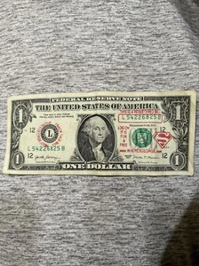 2017 1 Dollar Bill - Picture 1 of 6