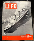Life Magazine 19 kwietnia 1937 Statek Królowej Maryi