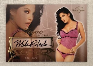 2013 Benchwarmer Hobby Miki Black Autograph Lingerie Card #36 Bench Warmer - Picture 1 of 2