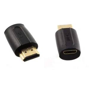 HDMI Standard Male to Mini Female Adapter Connector Coupler for HDTV HD TV - Picture 1 of 6