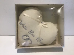 Heart Shaped Wedding Ring Bearer Cushion / Pillow - Picture 1 of 3