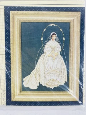 Vtg Lavender & Lace ‘I Thee Wed’ Stitch Chart LL29 Marilyn Leavitt-Imblum ~ NEW - Image 1 of 4