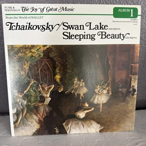 1980 Funk & Wagnalls Tchaikovsky Swan Lake/Sleeping Beauty 12" Record Vinyl LP - Picture 1 of 4