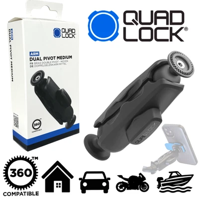 QUAD LOCK 360 Pivot Medium (3") Multi Gelenk Arm Handy Halter B-Ware - Bild 1 von 4