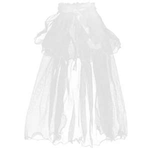 LUOEM Blumenmädchen Schleier zweilagig Hochzeit Kommunion Haarkranz () - Bild 1 von 12