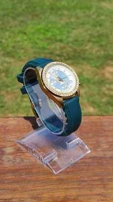 RELOJ FOSSIL MUJER ES-2965 CRONÓGRAFO 10 ATM TONO DORADO PEDRERÍA Foto 1 de 4